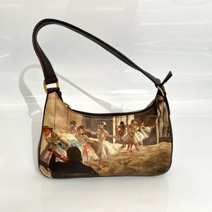 Icon Los Angeles Edgar Degas Ballet Rehearsal , Genuine Leather Shoulder Bag